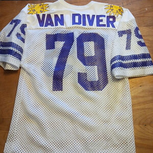 VTG Champion Sun Bowl Van Diver #79 Mesh Practice Jersey Large